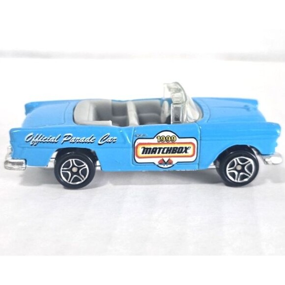 Matchbox 1955 Chevy Bel Air Diecast 1:64 Scale Classic Car Diorama Model - Picture 1 of 6